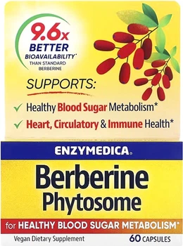 Берберин Enzymedica Berberine Phytosome 60 капсул (670480101308)
