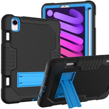 Чехол ARM Standart Apple iPad Mini 7 (2024) противоударный с откидной подставкой Black/Blue