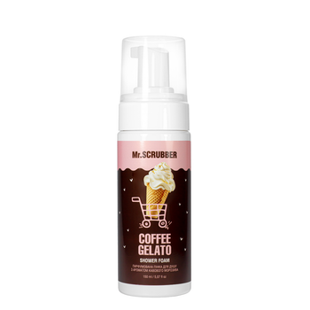 Парфюмерная пенка для душа Mr.Scrubber Coffee Gelato с ароматом кофе, 150 мл