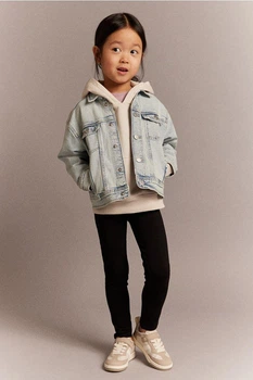 Лосины H&M 750528 черный 134см