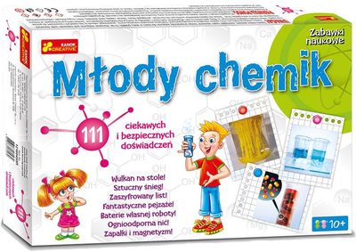 Zestaw do eksperymentów naukowych Ranok-Creative Młody chemik (4823076131470)