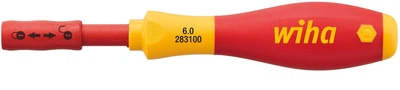 Держатель битов 6.0 мм electric slimVario с рукояткой и ClicFix SoftFinish Wiha 34577