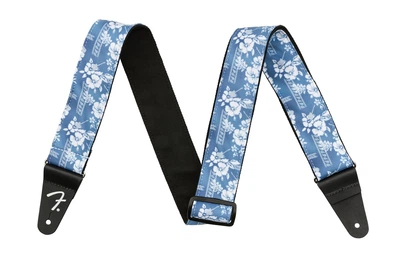 Ремінь гітарний FENDER STRAP 2" HAWAIIAN STRAPS BLUE FLORAL (236943)