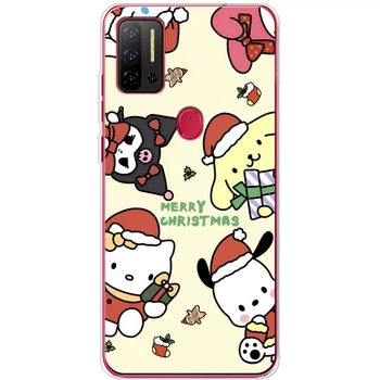 Силиконовый Чехол с Картинкой для Ulefone Note 11P Принт (Новогодний, Куроми и друзья) (59772-ysm040)