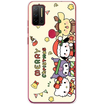 Силиконовый Чехол с Картинкой для Ulefone Note 11P Принт (Новогодний, Куроми и друзья) (59772-ysm041)