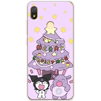 Силиконовый Чехол с Картинкой для Tecno Pop 3 Принт (Новогодний, Куроми и друзья) (44375-ysm042)
