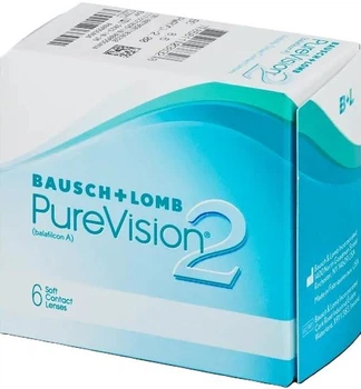 Контактные линзы Bausch+Lomb Pure Vision2 HD -1,25 (упаковка 6 шт)