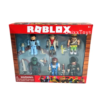 Набор фигурок Roblox 6 героев с аксессуарами и оружием игрушка Роблокс набор (SUI770)