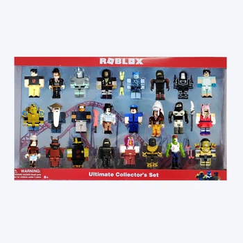 Коллекционный игровой набор из 24 фигурок Roblox с аксессуарами – создавай свой мир приключений