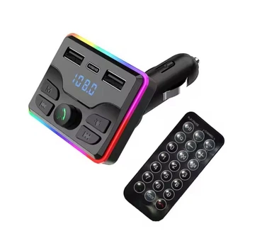 Автомобільний FM-трансмітер та зарядний пристрій Multifunction Wireless М51 Bluetooth USB Type C з пультом ДК