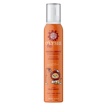 Детская крем-пенка для купания 3 в 1 с ароматом персика и абрикоса O'LYSEE Kids Peach Apricot 200 мл