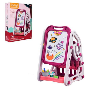 Доска-мольберт 60х38,5х86 см Home розовый 050-24 L