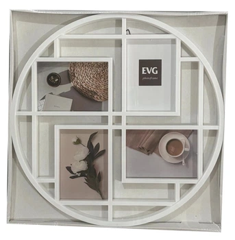 Фоторамка-колаж EVG Inno ZB-4-3636-1 WHITE COLLAGE 4 на 4 фото 10×15 см білий
