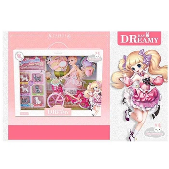 Кукла имеет точки артикуляции, велосипед, 6 фигурок собак, аксессуары, высота 30 см 6625
