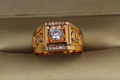 Печатка Xuping Jewelry Георг р 21 золотистая