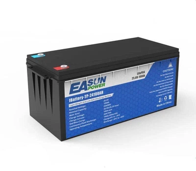 Аккумуляторная батарея EASUN IBattery-TP-24100AH 25.6V 100Ah LiFePO4 с BMS защитой