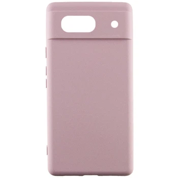 Противоударный чехол Silicone Cover Lakshmi Full Camera (AAA) для Google Pixel 8a Розовый / Pink Sand