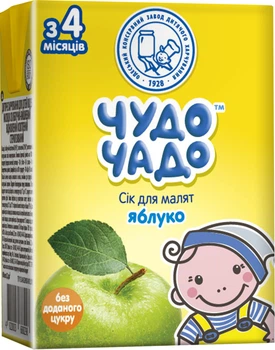 Сок Чудо-Чадо Яблочный осветленный 0.2 л (4820003687703)
