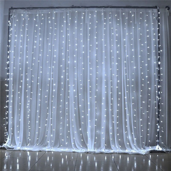 Girlanda LED ColorWay Curtain Garland 300 LED 3 x 3 m Cold White (CW-GW-300L33VCW)