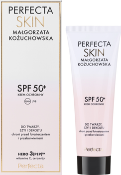 Ochronny krem do twarzy Perfecta Skin Małgorzata Kożuchowska SPF50+ 40 ml (5900525092489)