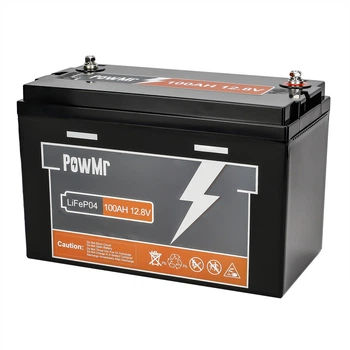 Аккумуляторная батарея PowMr LiFePO4 12.8V 100Ah, железофосфатный аккумулятор