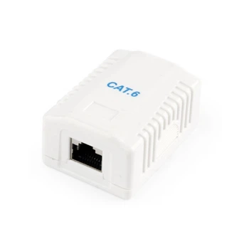 Компьютерная розетка Cablexpert RJ45x1 FTP, cat.6 (NCAC-1F6-01)