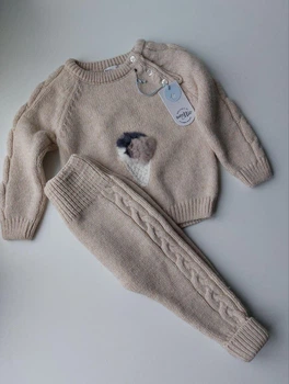 Костюм Baby Mio Мороженое 86-92 см бежевый меланж