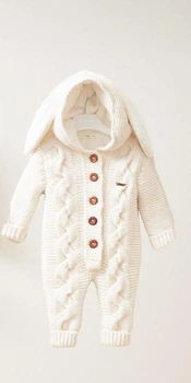 Комбинезон Baby Mio Зайчик з хвостиком кремовый 80-86 см