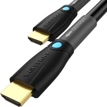 Кабель Vention HDMI M-M, V2.0, Engineering, 4K 60 Гц, 18 Гбит/с, HD 7.1, ПВХ Black, 8.0 м (AAMBK)