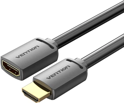 Кабель Vention HDMI M - F (подовжувач), V2.0, 4K 60 Гц, ПВХ, 2.0 м (AHCBH)