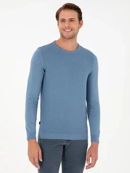 Джемпер чоловічий Pierre Cardin G021SZ0TK-000-1792600(koyu mavi) M Блакитний (8683856770062)