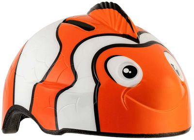 Kask dla dzieci Crazy Safety Fish 49-55 cm Pomarańczowy (5744001769003)