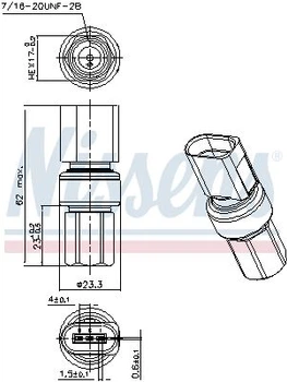 Датчик тиску Nissens (301098)