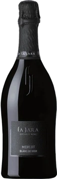 Вино ігристе La Jara Merlot Blanc de Noir Brut біле брют 0.75 л 12% (8033976837242)