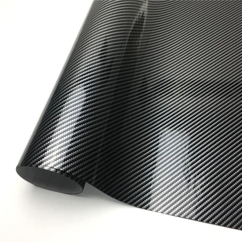 Автопленка CARLIKE 5D Carbon пленка 40см x 152см глянец виниловая декоративная под карбон карбоновая