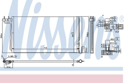 Радиатор кондиционера FORD C-MAX/ FOCUS пр-во Nissens Nissens (940765)