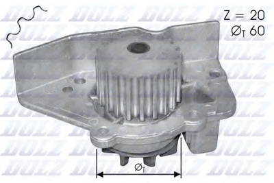 Насос водяной пр-во Dolz Dolz (N405)