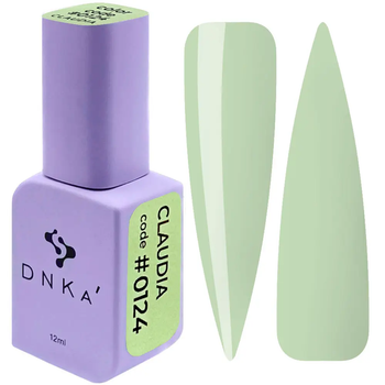 Гель-лак DNKa Polish Gel 0124 Claudia серо-оливковый 12 мл