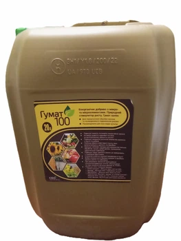Рідке добриво "Гумат 100" (20л) ТОВ ”СМАРТ ЕКО ОРГАНІК” 76880