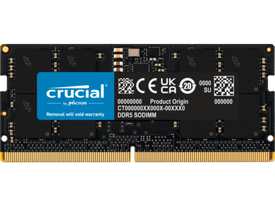 Модуль пам'яті Crucial 16 GB SO-DIMM DDR5 4800 MHz (CT16G48C40S5)
