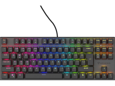Клавіатура Genesis Thor 303 TKL RGB Outemu Peach Silent Black (NKG-1881)
