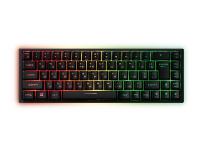 Клавіатура 2E Gaming KG360 RGB WL Black Ukr (2e-KG360UBK)