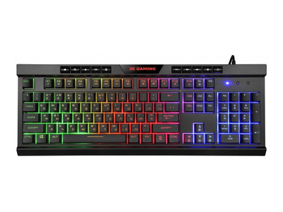Клавіатура 2E Gaming KG300 LED USB Black Ukr (2e-KG300UB)