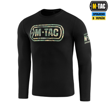 Футболка довгий рукав M-Tac Logo Black M 80067002-M