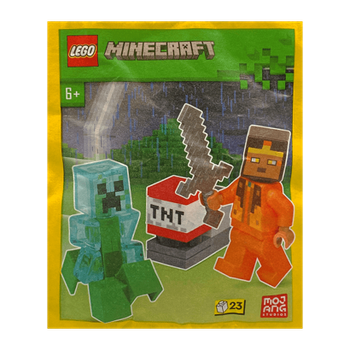 Конструктор Lego Фігурка Hero with Charged Creeper Paper Bag Minecraft 662406 min180