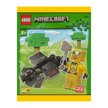 Конструктор Lego Фігурка Cave Explorer with Spider Paper Bag Minecraft 662410