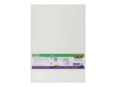 Калька ZIBI А3, 20 аркушів, щільність 52 г/м2