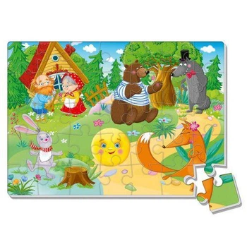 Мягкие пазлы Vladi Toys А4 "Колобок" 35 элементов VT1102-19