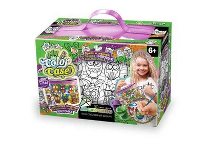 Косметичка-раскраска Danko Toys My Color Case Совы рус COC-01-05