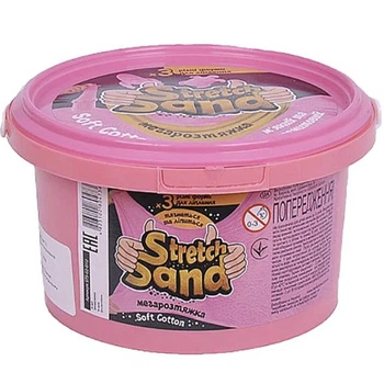 Кинетический песок Danko Toys Stretch Sand 400 г рус розовый STS-02-01